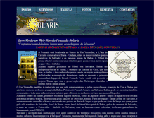 Tablet Screenshot of pousadasolaris.com